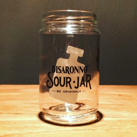 Glass Jar Amaretto Sour