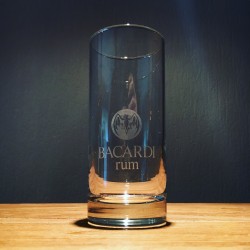 Verre Bacardi rum vintage