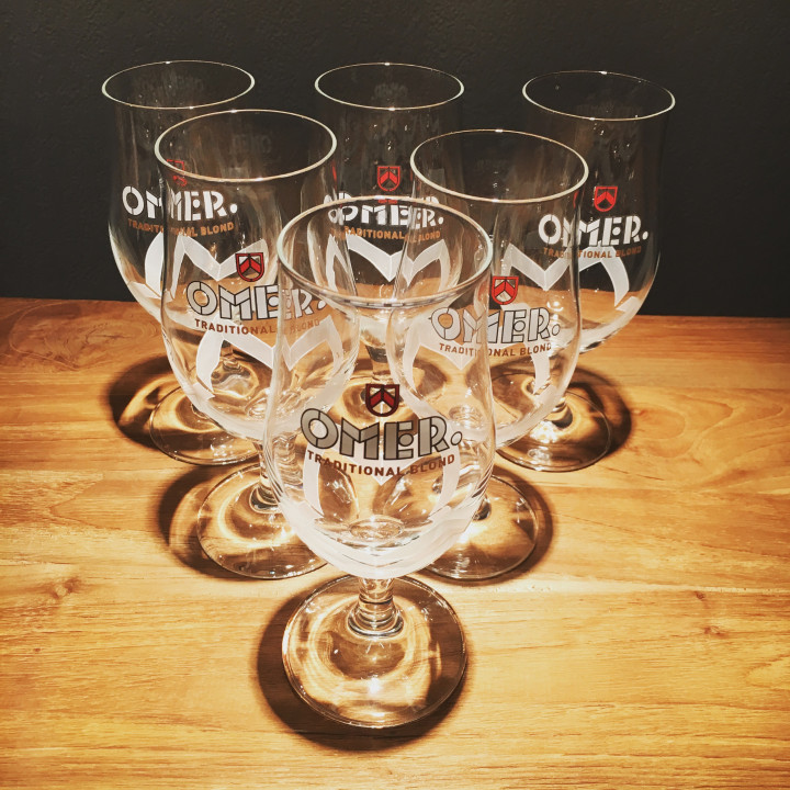 Verre bière Omer galopin