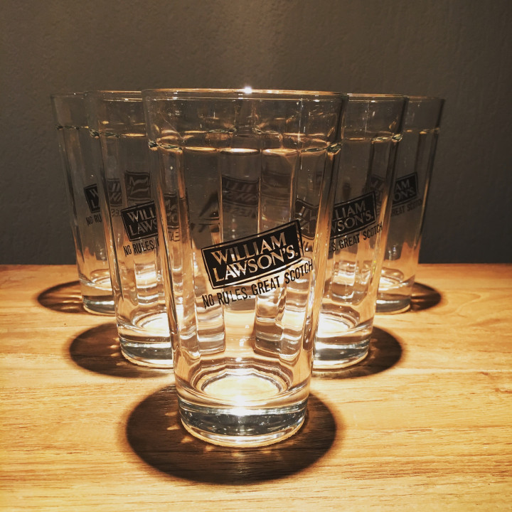 Glass William Lawson’s faceted 33cl