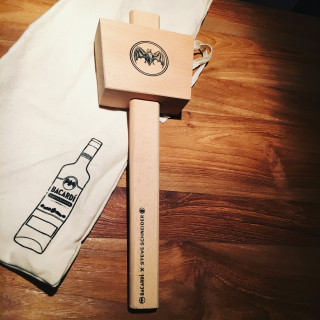 Bacardi hammer for cruched ice