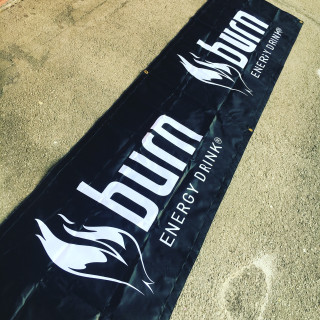 Banner Burn Energy Drink