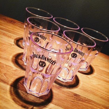 Set of 6 glasses Jack Daniel’s PVC
