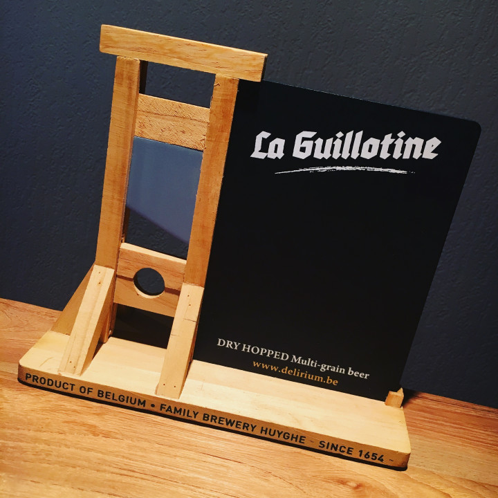 Slate chalkboard Guillotine