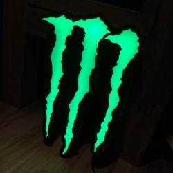 Illuminated Sign Monster LED