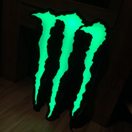 Lichtreclame Monster LED