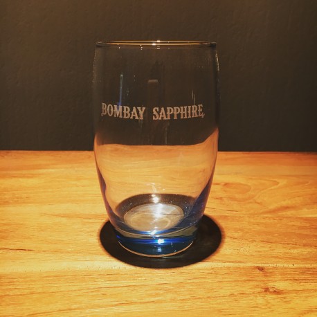 Glas Bombay Sapphire gebogen