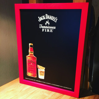 Chalkboard Jack Daniel’s Fire