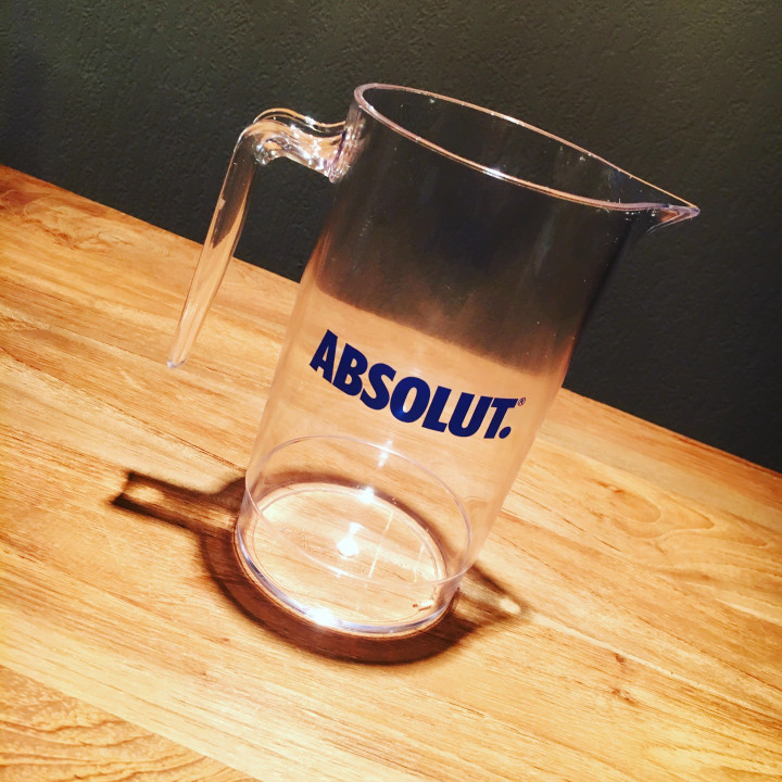 Pitcher Absolut vodka