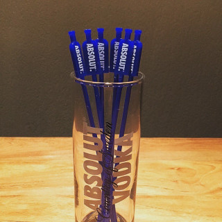 Swizzle stick Absolut vodka x6