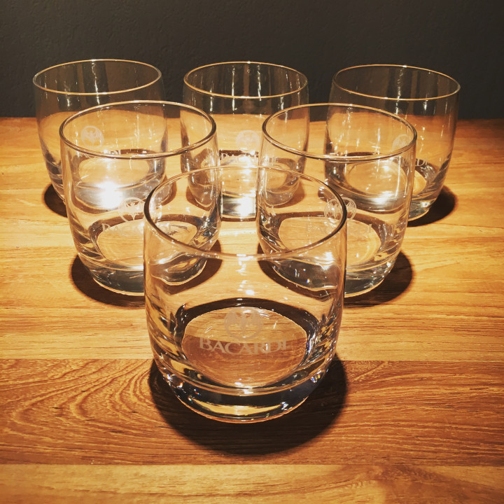 Verre Bacardi vigne