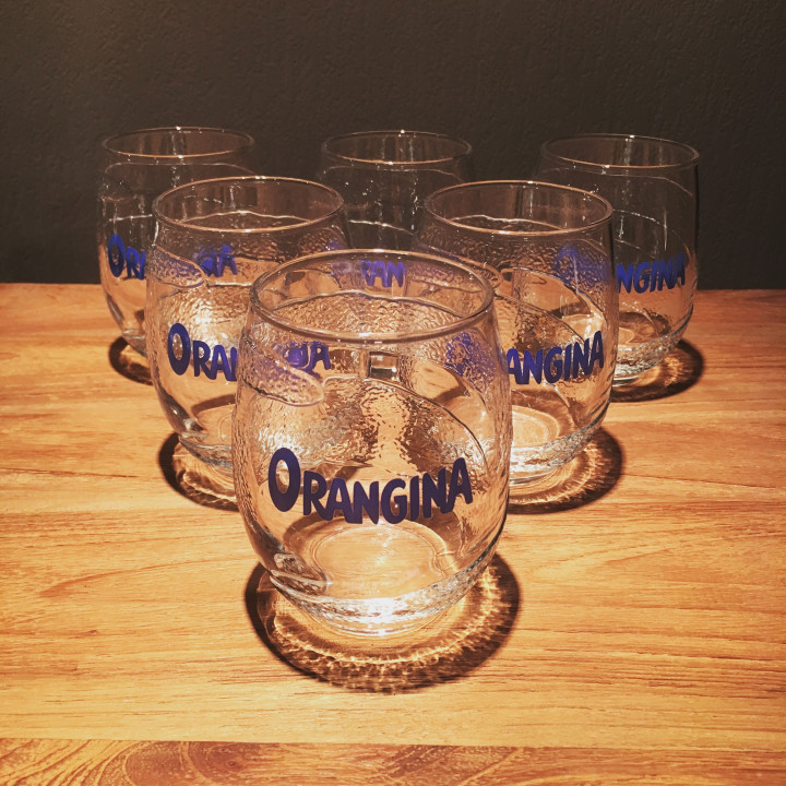 Verre Orangina