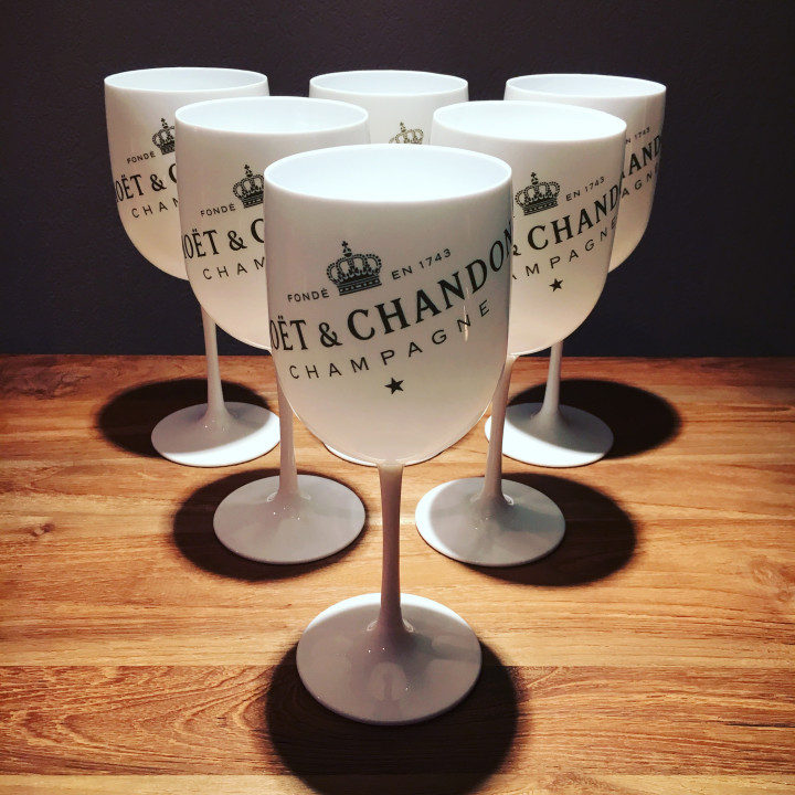 Glass Moët & Chandon Ice impérial pvc