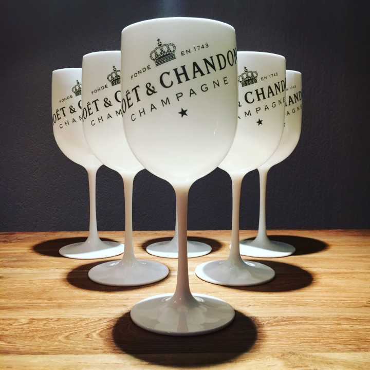 Glass Moët & Chandon Ice impérial pvc