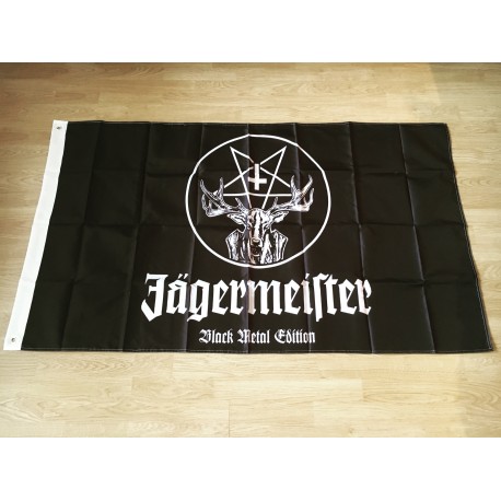 Vlag Jägermeister Black Metal edition
