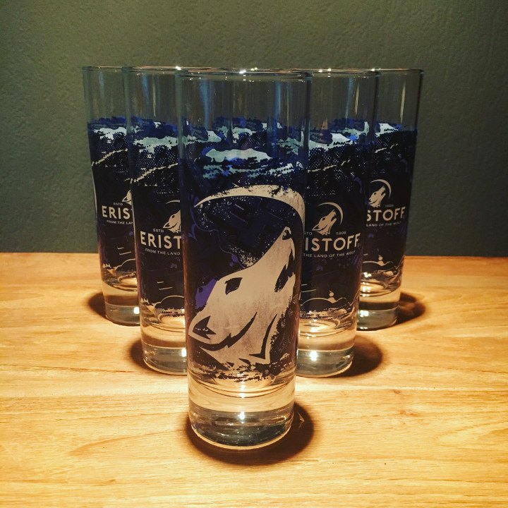 Verre Eristoff long drink 22cl modèle 5