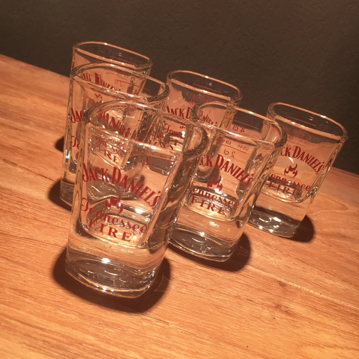 Verre Jack Daniel’s Fire shooter
