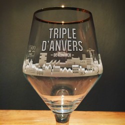 Verre bière Triple d’Anvers modèle tulipe