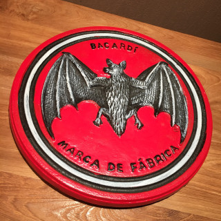 Iron plate Bacardi