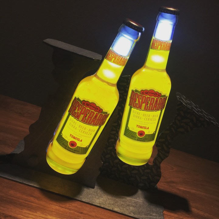 Enseigne lumineuse Desperados modèle 2b