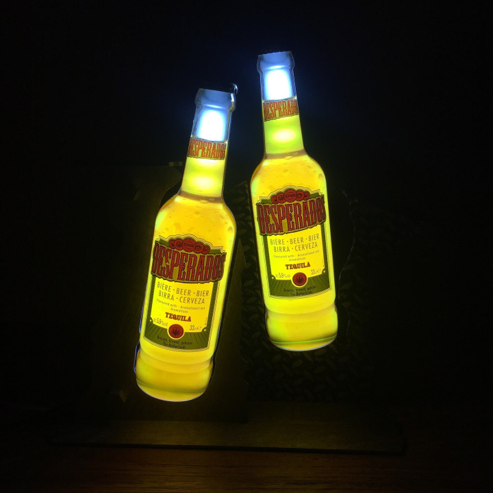 Enseigne lumineuse Desperados modèle 2b