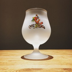 Glas bier Cuvée des Trolls vintage