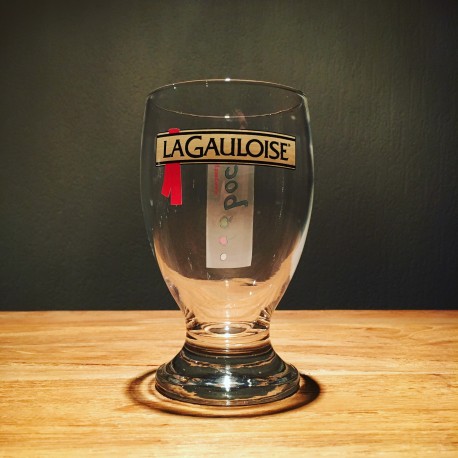 Glass beer Gauloise tumbler