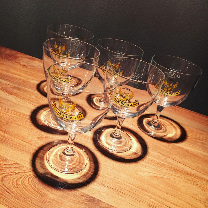 Tasting glass beer Grimbergen phenix model 1 (galopin)