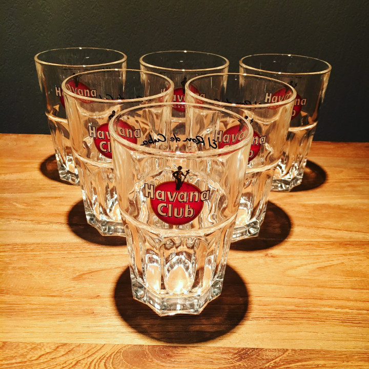 Verre Havana Club mojito modèle 2