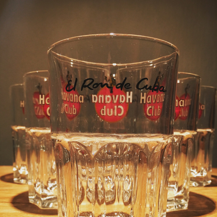 Verre Havana Club mojito modèle 2