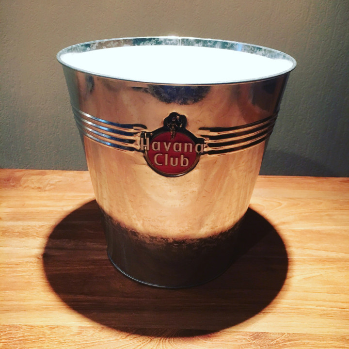Flessenemmer Havana Club aluminium 1b