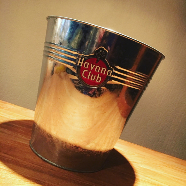 Flessenemmer Havana Club aluminium 1b