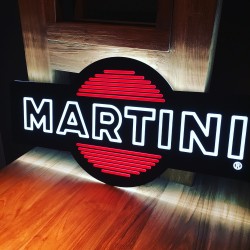 Enseigne lumineuse LED Martini