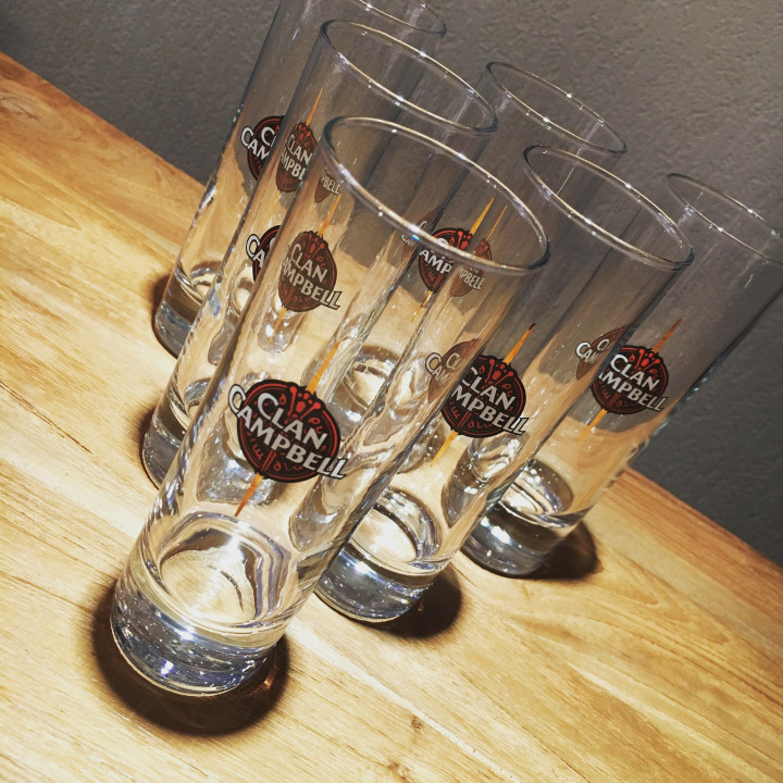 Verre Clan Campbell long drink