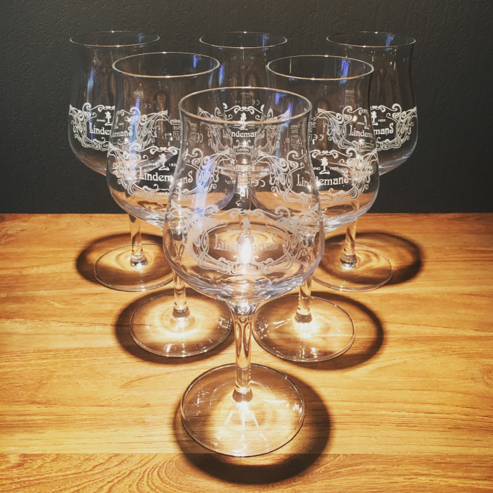 Glass beer Lindemans