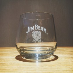 Glass Jim Beam tumbler