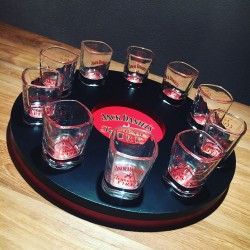 Round meter for Jack Daniel’s Fire shooters
