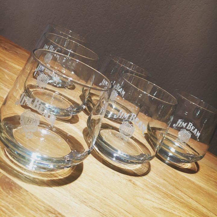 Glas Jim Beam tumbler