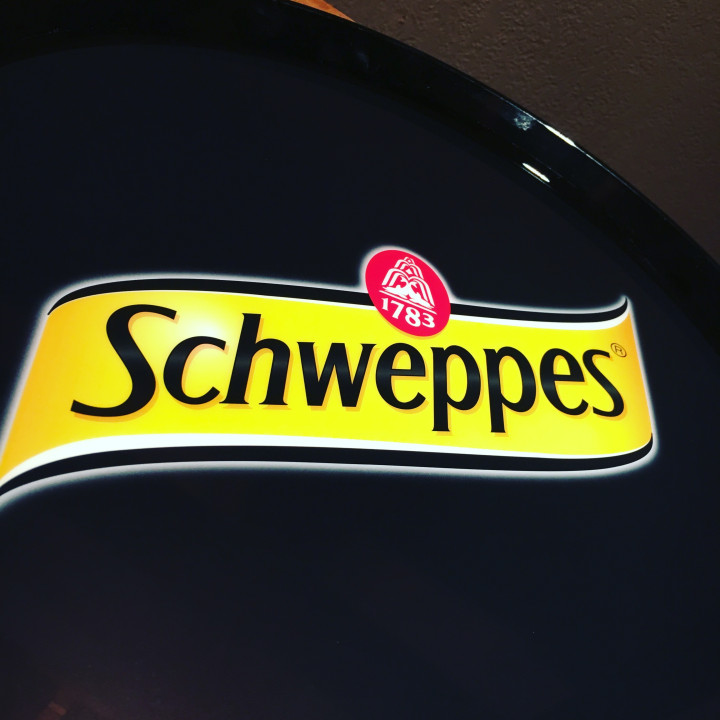 Tray Schweppes pvc