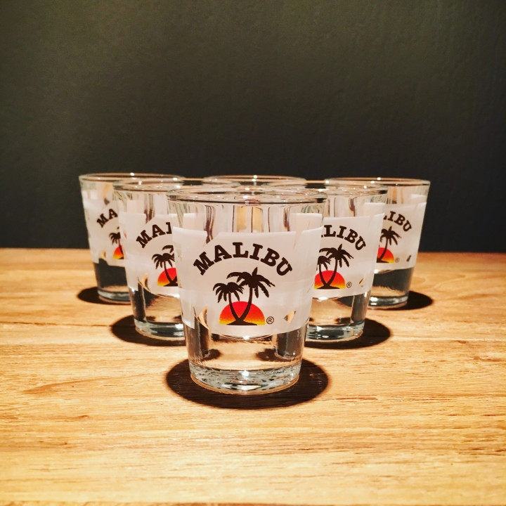 Verre Malibu shooter givré