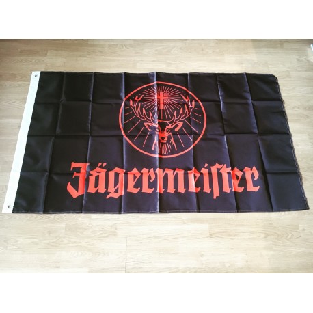 Vlag Jägermeister zwart