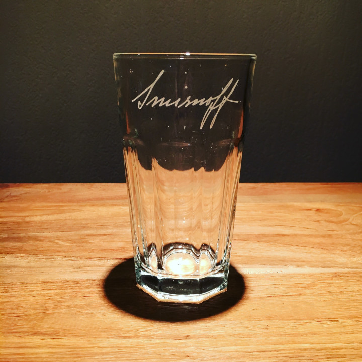 Glass Smirnoff mojito model 1