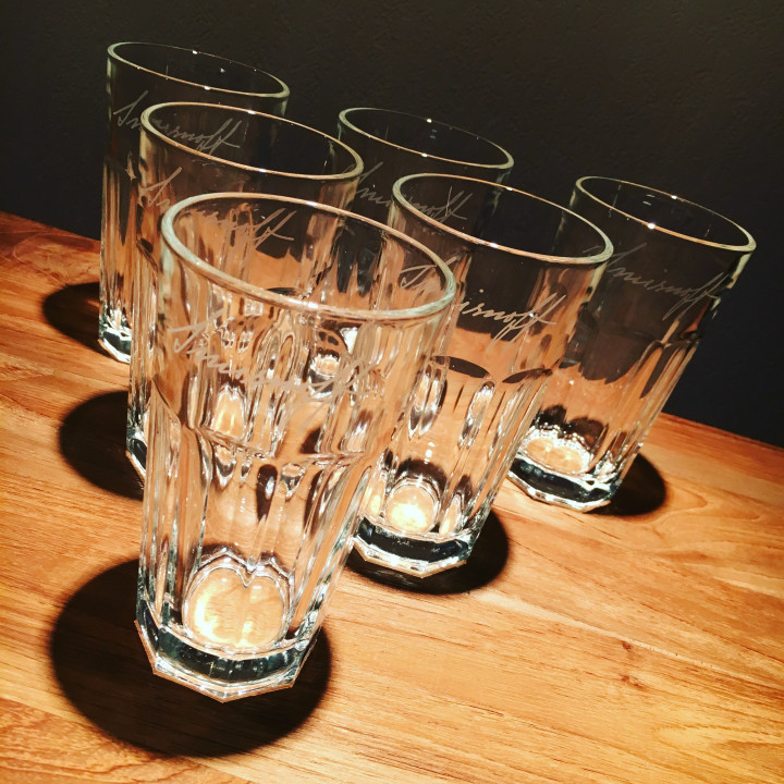 Glass Smirnoff mojito model 1