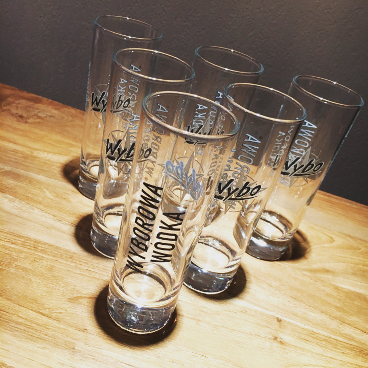 Glass Wyborowa 22cl highball model 1