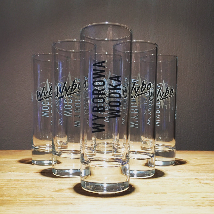 Glass Wyborowa 22cl highball model 1