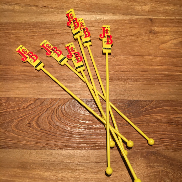 Swizzle stick J&B x6 model 4