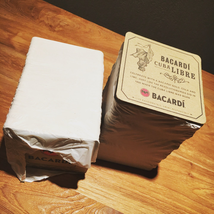 Coaster Bacardi Cuba Libre Gold x100