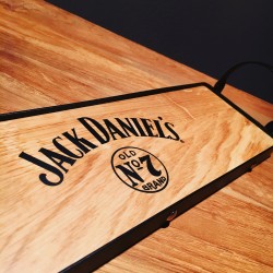 Tray Jack Daniel's wooden
