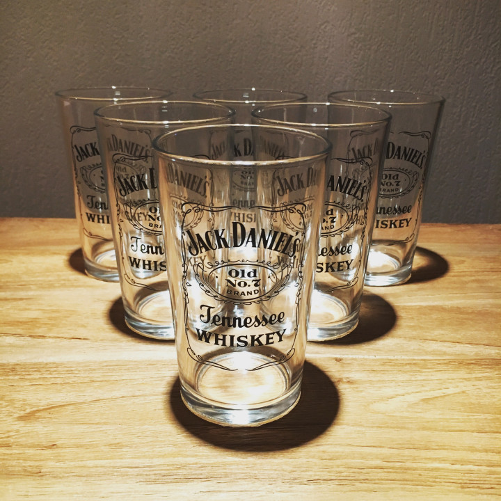 Verre Jack Daniel's vintage modèle 2