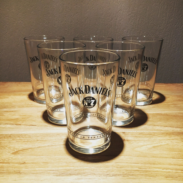 Verre Jack Daniel's vintage modèle 3